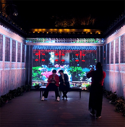 泰州老街互動(dòng)空間LED互動(dòng)屏項(xiàng)目