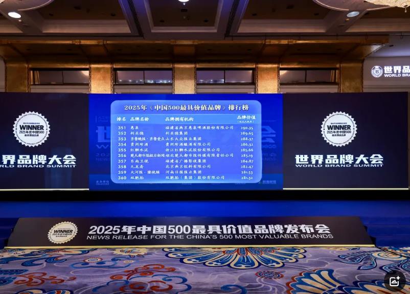 利亞德榮膺“中國(guó)500最具價(jià)值品牌”，彰顯科技品牌強(qiáng)勁實(shí)力