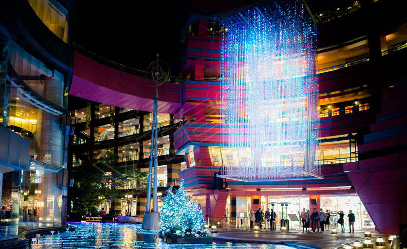 日本3D水晶圣誕樹 LED共形屏EcoDot-P100項(xiàng)目