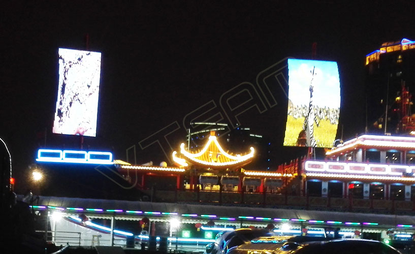 海南海上帆船屏 柔性LED軟屏EcoDot-p55項目