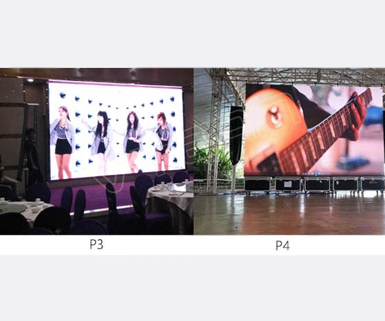 室內全彩LED顯示屏P3和P4的區(qū)別？哪個更好？