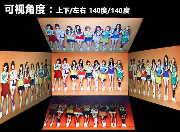 全彩LED顯示屏可視角度定義?與什么因素有關