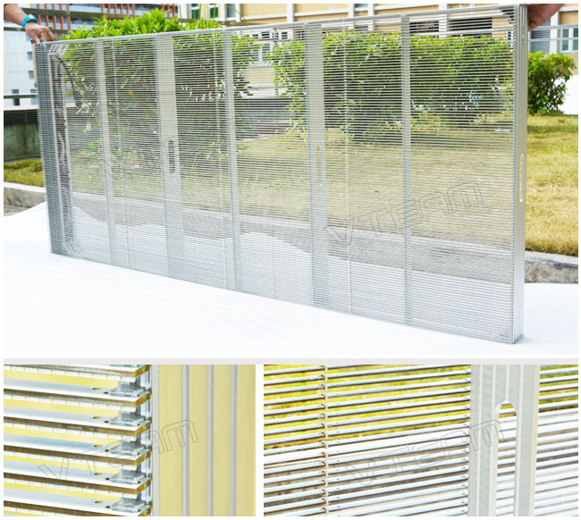 LED透明屏是全透明的嗎？