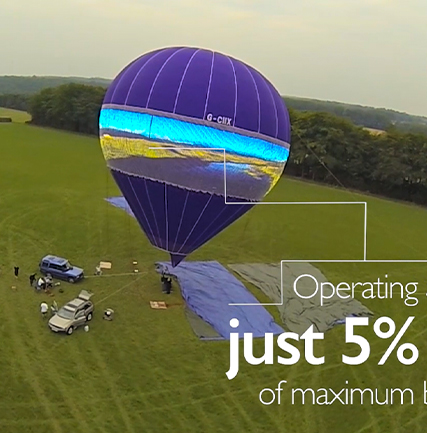 法國(guó)極限創(chuàng)意熱氣球屏項(xiàng)目