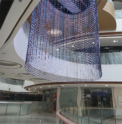 合肥碭山萬(wàn)達(dá)LED網(wǎng)格屏項(xiàng)目