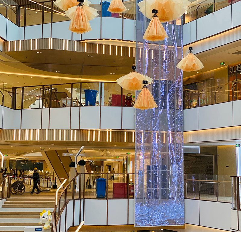 福州陽光天地購物中心LED透明屏項目