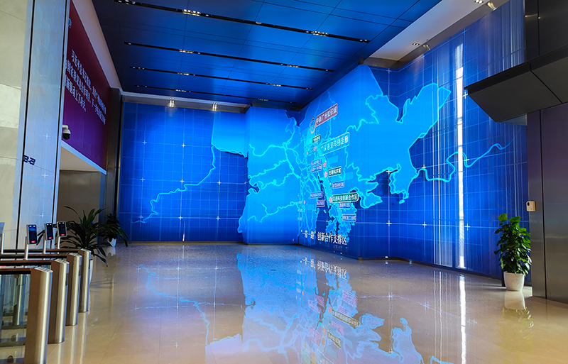 廣州人才大廈LED透明屏項目