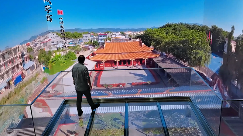 三亞崖州灣科技城產業(yè)促進中心四折幕LED租賃屏項目